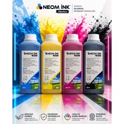 NEOM INK Odorless CMYK Mürekkep | Kokusuz Dijital Baskı Mürekkebi